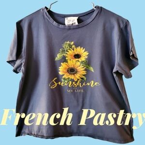 French Pastry Crop T Shirt